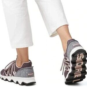 Sorel Kinetic Lace Gradient Sneaker Runner Purple Sage
